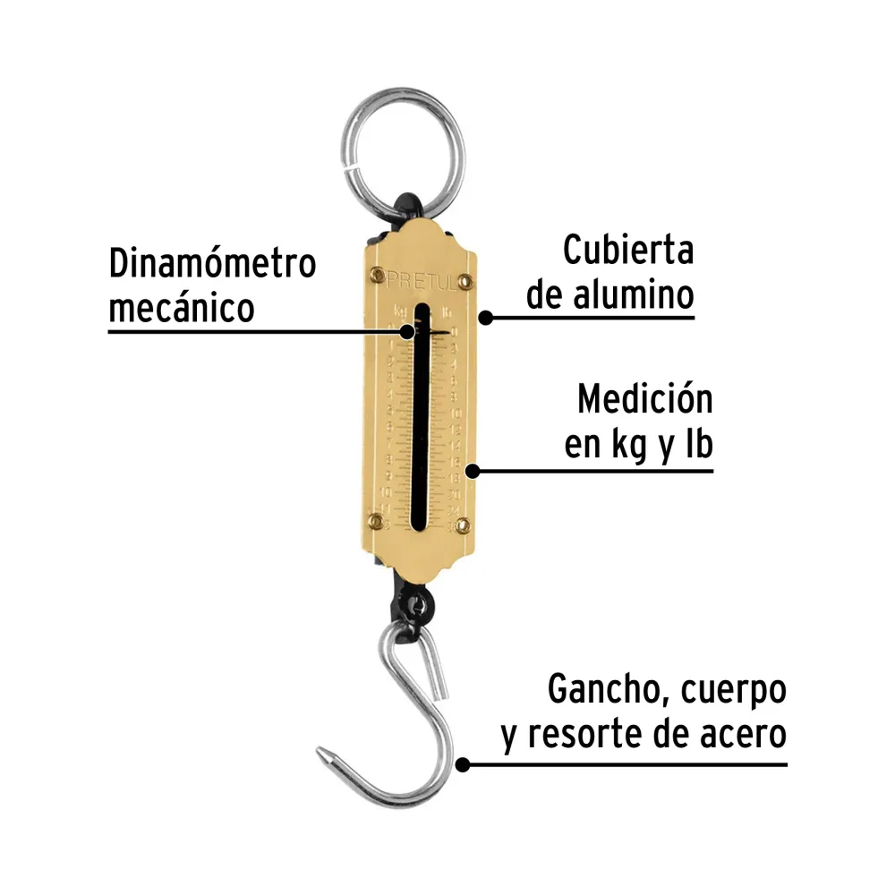 Pilas Alcalinas Báscula romana de resorte de 12 kg, Pretul