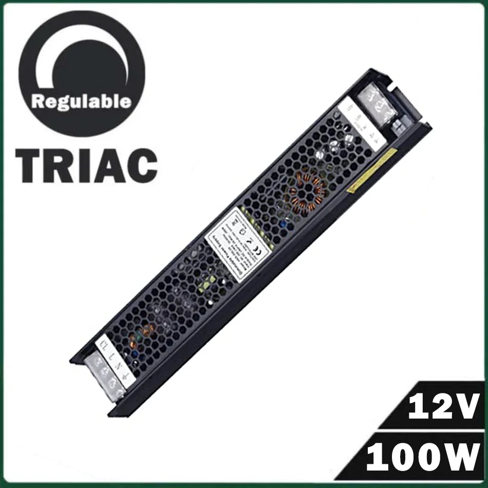 Pilas de Baterí Fuente Alimentación LED Regulable TRIAC 12V 100W