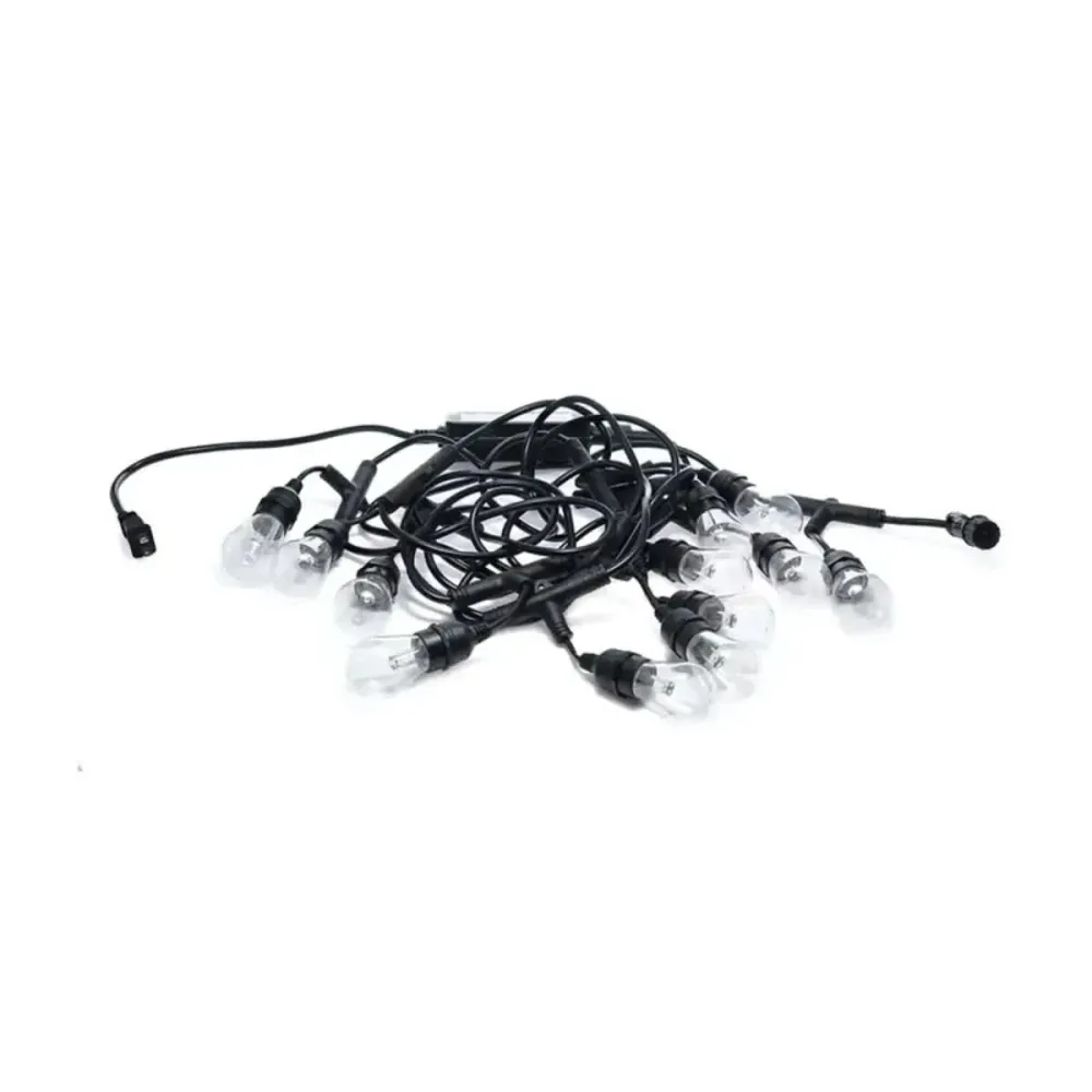 Pilas de Baterí Guirnaldas de luces para exterior LED 12 W luz cálida