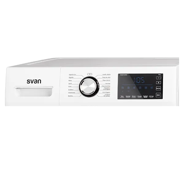 Pilas de Baterí Lavadora Svan SVL8120A3 8Kg Inverter 1200 rpm C Display