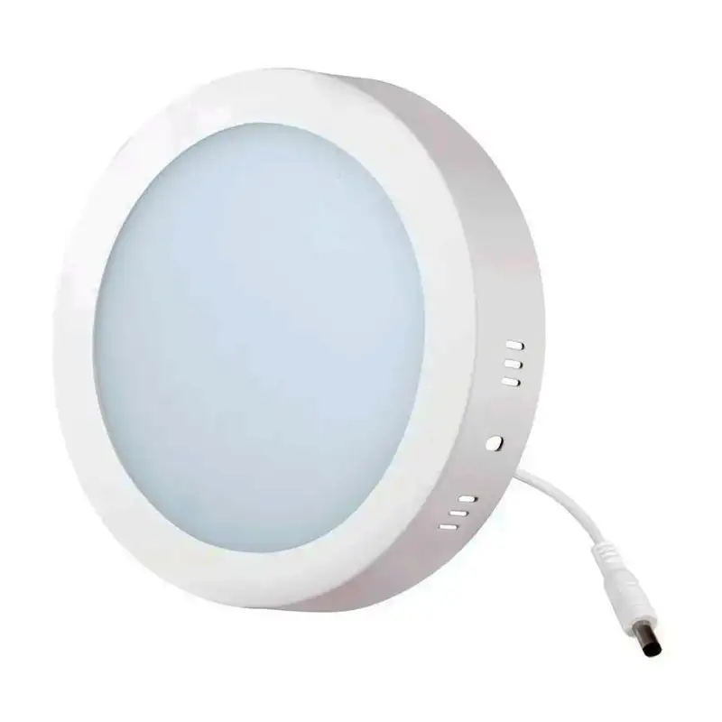 Pilas de Baterí Luminario de sobreponer circular 12w ecoline