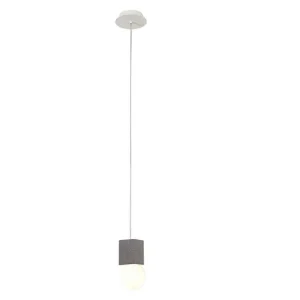 Pilas de Litio lampara de techo metálico color gris serie galaxia 12cm