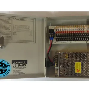 Pilas de Litio Saxxon u fp12 v10 a18 c fuente de distribuidor de energia para 18 cámaras, 12 v, 10