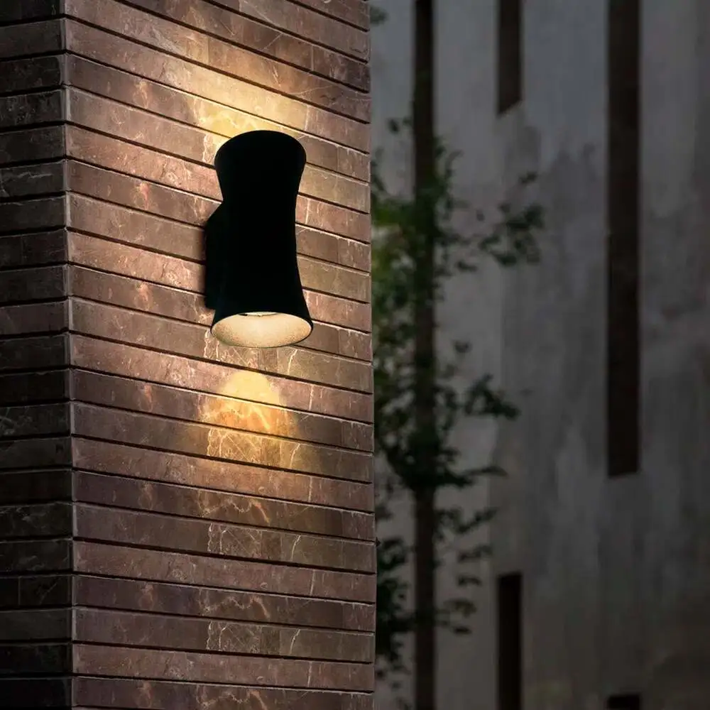 Pilas de Reloj Lámpara de exterior led fang tecnolite para sobreponer 12w luz mullido cálida