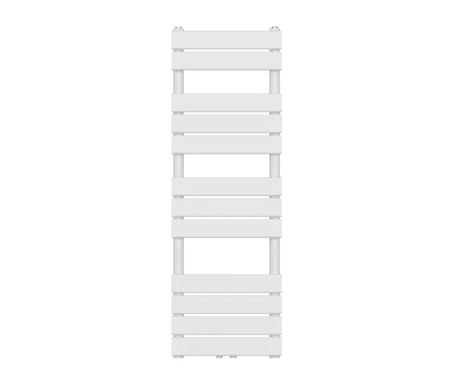 Pilas de Reloj Radiador toallero mural Voss 528 W 12 lamas acero 120x40 cm - Blanco