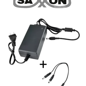 Pilas de Reloj SAXXON SW001202SXF52PAQDIV - Fuente de Poder Regulada 12VCD 2 Amper + 1 Divisor de Energí 2 Conectores macho