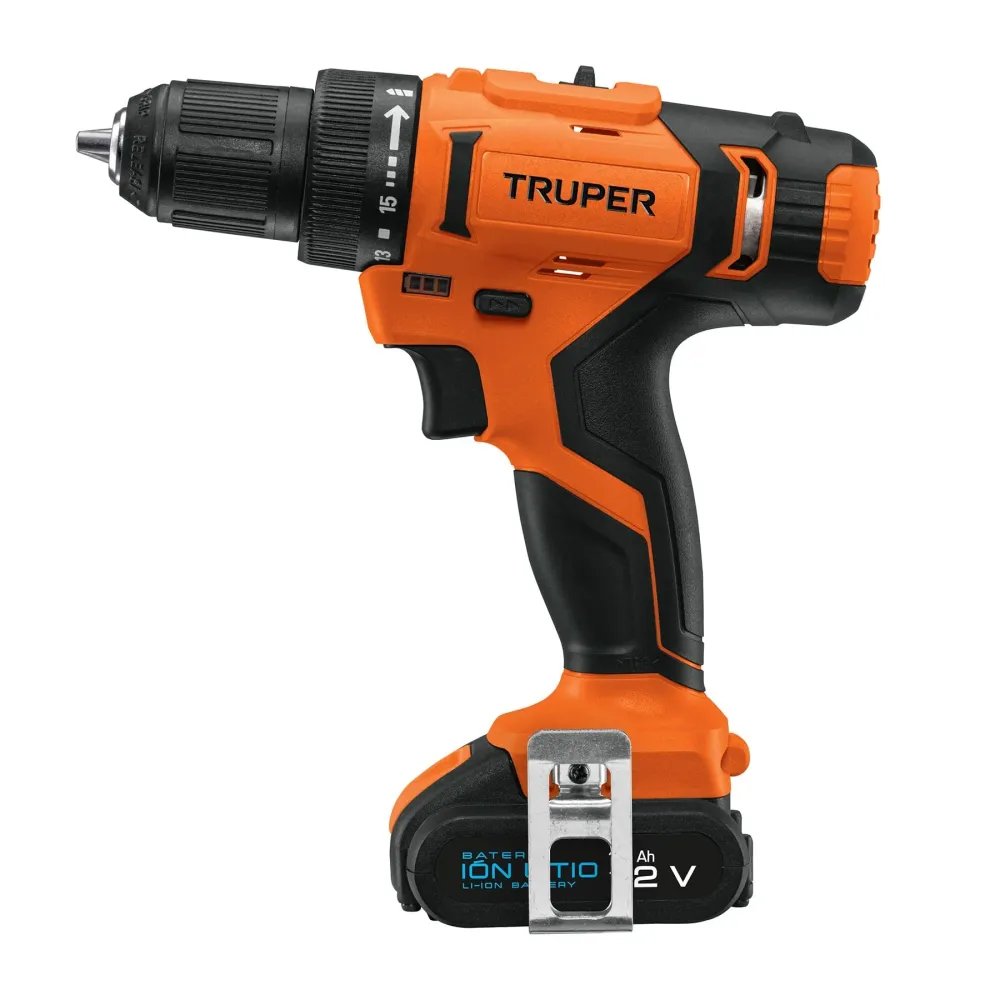 Pilas de Reloj Taladro inalámbrico, baterí ion litio, 12 V, 3/8"