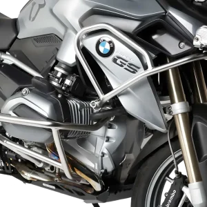 Protecciones superiores de motor Acero inoxidable. BMW R 1200 GS (12-16). Listas para Usar