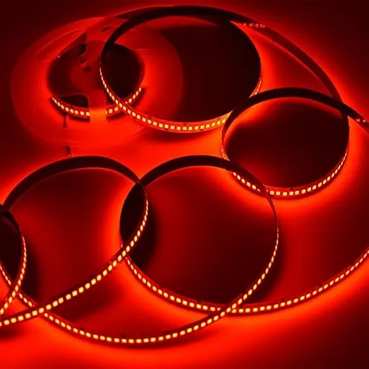 Recargables Premium CINTA LED SMD 2835 IP33 - DC12V Rojo