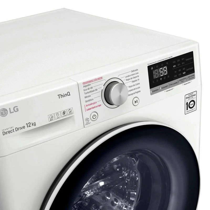 Recargables Premium Lavadora LG F4WV5012S0W 12Kg
