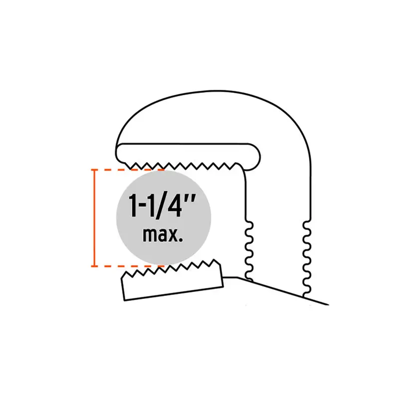 Recargables Premium Llave stilson 12" cuerpo de aluminio, truper