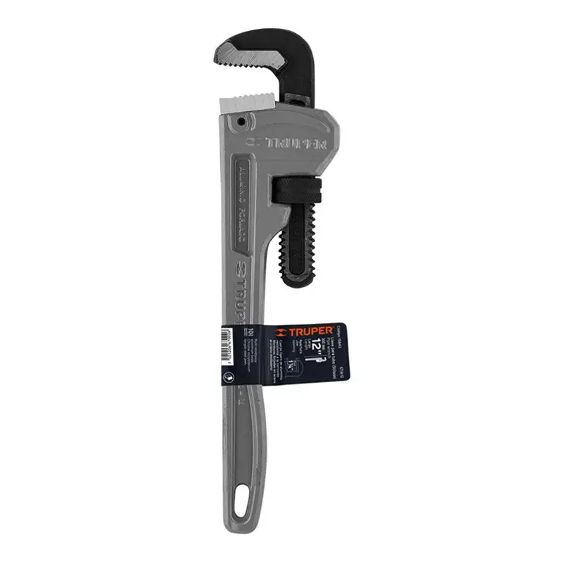 Recargables Premium Llave stilson 12" cuerpo de aluminio, truper