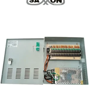 Recargables Premium SAXXON PSU1210D18 - Fuente de Poder de 12 vcd/ 10 Amperes/ Para 18 Camaras/ 0.55 Amperes por Canal/ Pr...