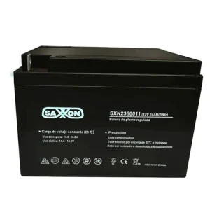 SAXXON CBAT24AH - Bateria de respaldo de 12 volts libre de mantenimiento y facil instalacion / 24 AH/ se adapta con CCTV/...