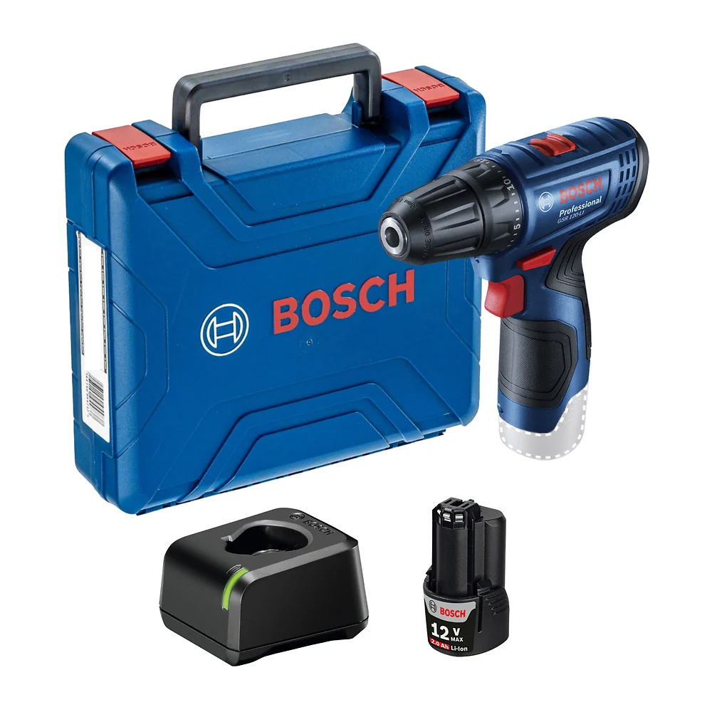 Taladro Atornillador Bosch GSR 120-LI 12V 1 baterí+maletín AA - 24 Unidades