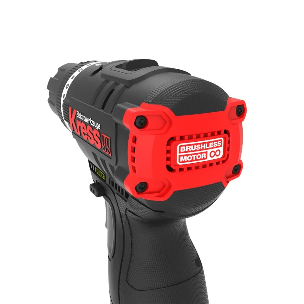 Taladro Atornillador percutor Brushless 12V 2bat 2Ah para Mandos Distancia
