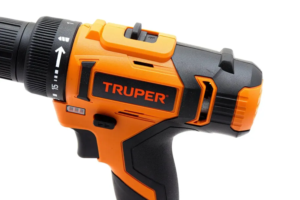 Taladro, destornillador inalámbrico, baterí ion litio 12v, truper con Cargador Incluido