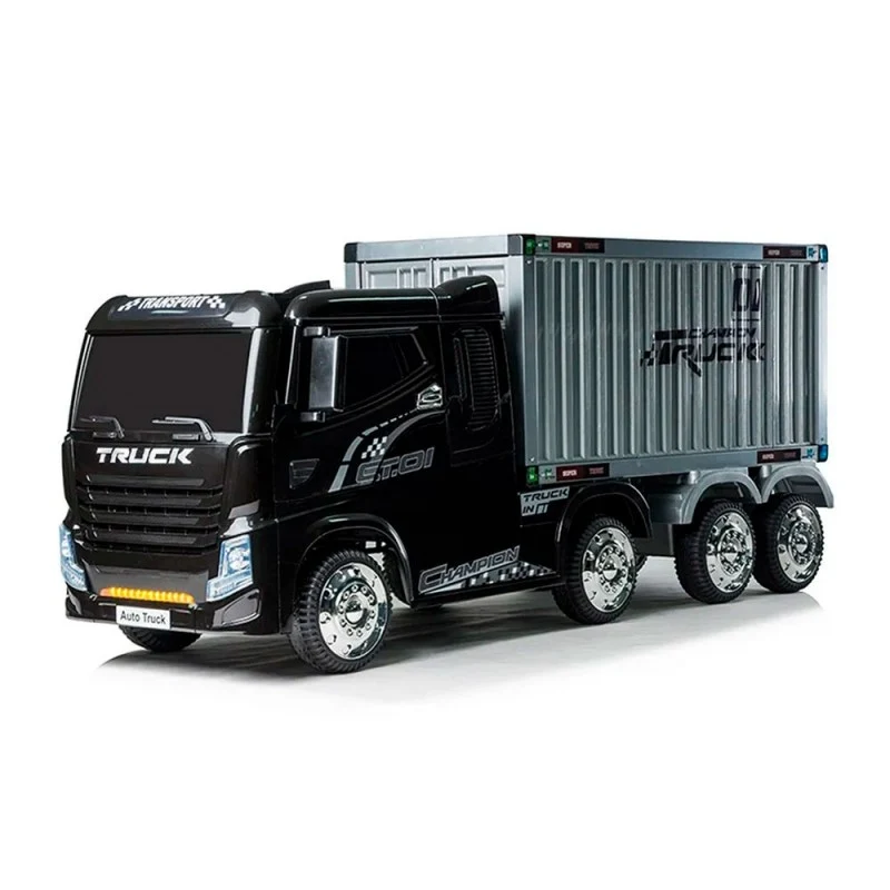Trailer Eléctrico Montable Baterí 12V Blanco Negro Resistentes Derrames