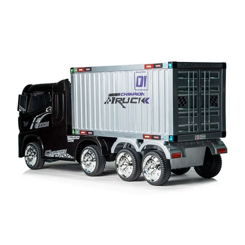 Trailer Eléctrico Montable Baterí 12V Blanco Negro Resistentes Derrames