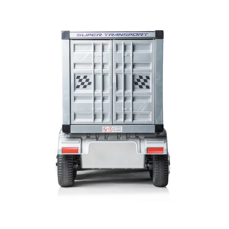 Trailer Eléctrico Montable Baterí 12V Blanco Negro Resistentes Derrames