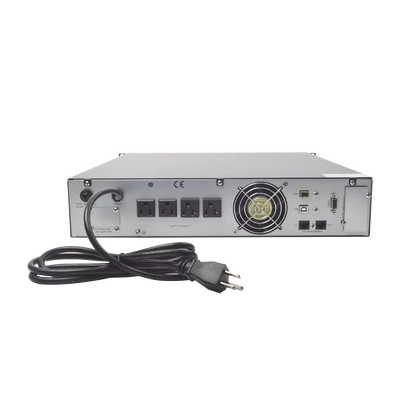 UPS de 1000VA/900W / Topologí On-Line / 120 VCA / NEMA 5-15P / Pantalla LCD. de Baja Autodescarga