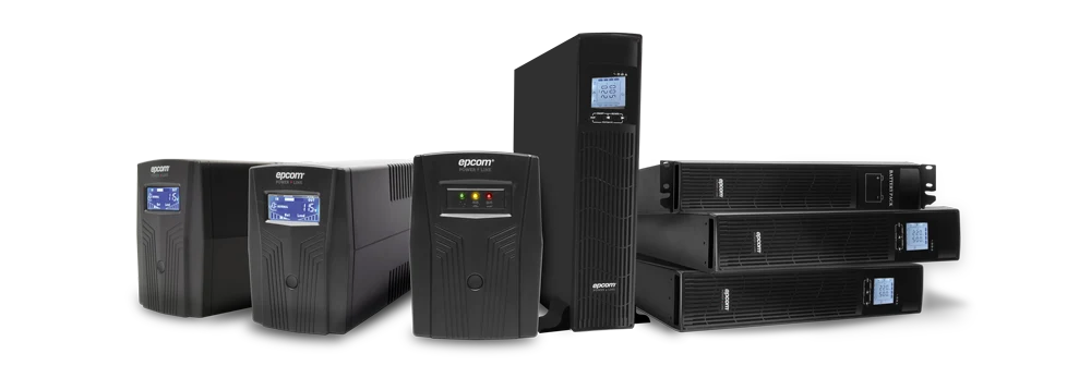 UPS de 1000VA/900W / Topologí On-Line / 120 VCA / NEMA 5-15P / Pantalla LCD. de Baja Autodescarga