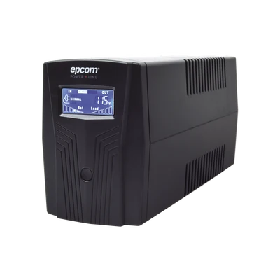 UPS Epcom 600VA/360W / LCD / Entrada y Salida 120 VC. con Tecnologí de Larga Duración