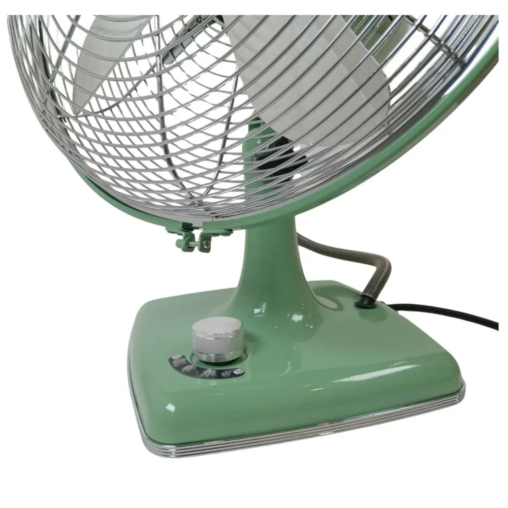 VENTILADOR SOBREMESA NOSTÁLGICO V12SR VERDE