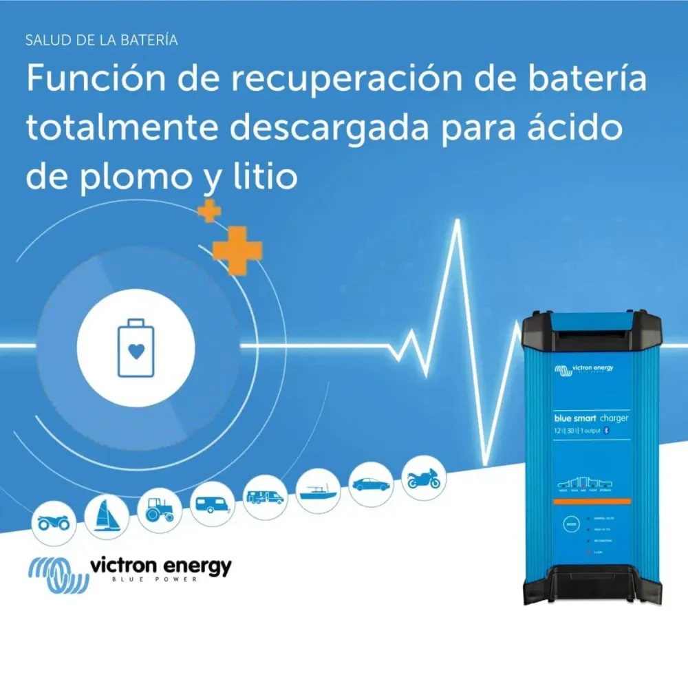 Victron Energy Cargador ñil Smart IP22 12/30