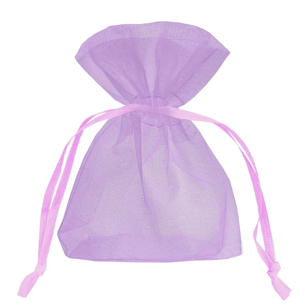 Bolsas de organza violeta pequeñas 10 uds. | Libre de Ftalatos |