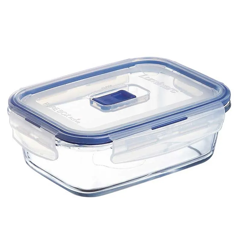 Set de bolsa portamenú Íntegro Box Luminarc con 2 recipientes herméticos azul