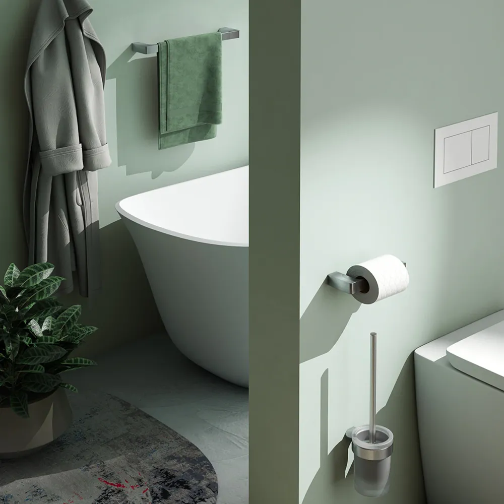 Cepillo de pared con mechón de cerdas Gedy serie Pirenei - Cepillado con Depósito de Agua