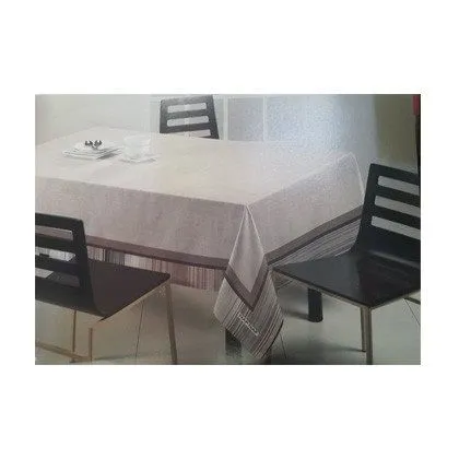 Mantel anti manchas rayas Eloísa 140 x 140
