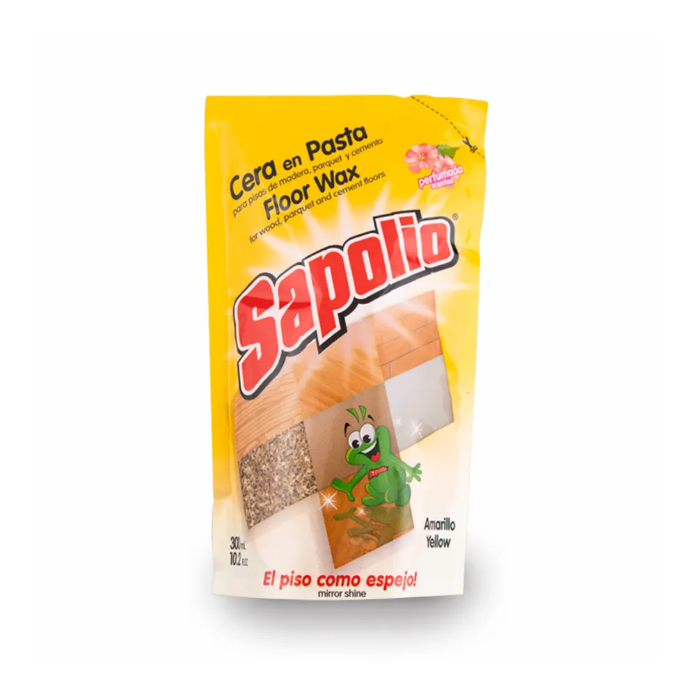 Quitamanchas Sapolio Cera Crema Amarilla 300 ml