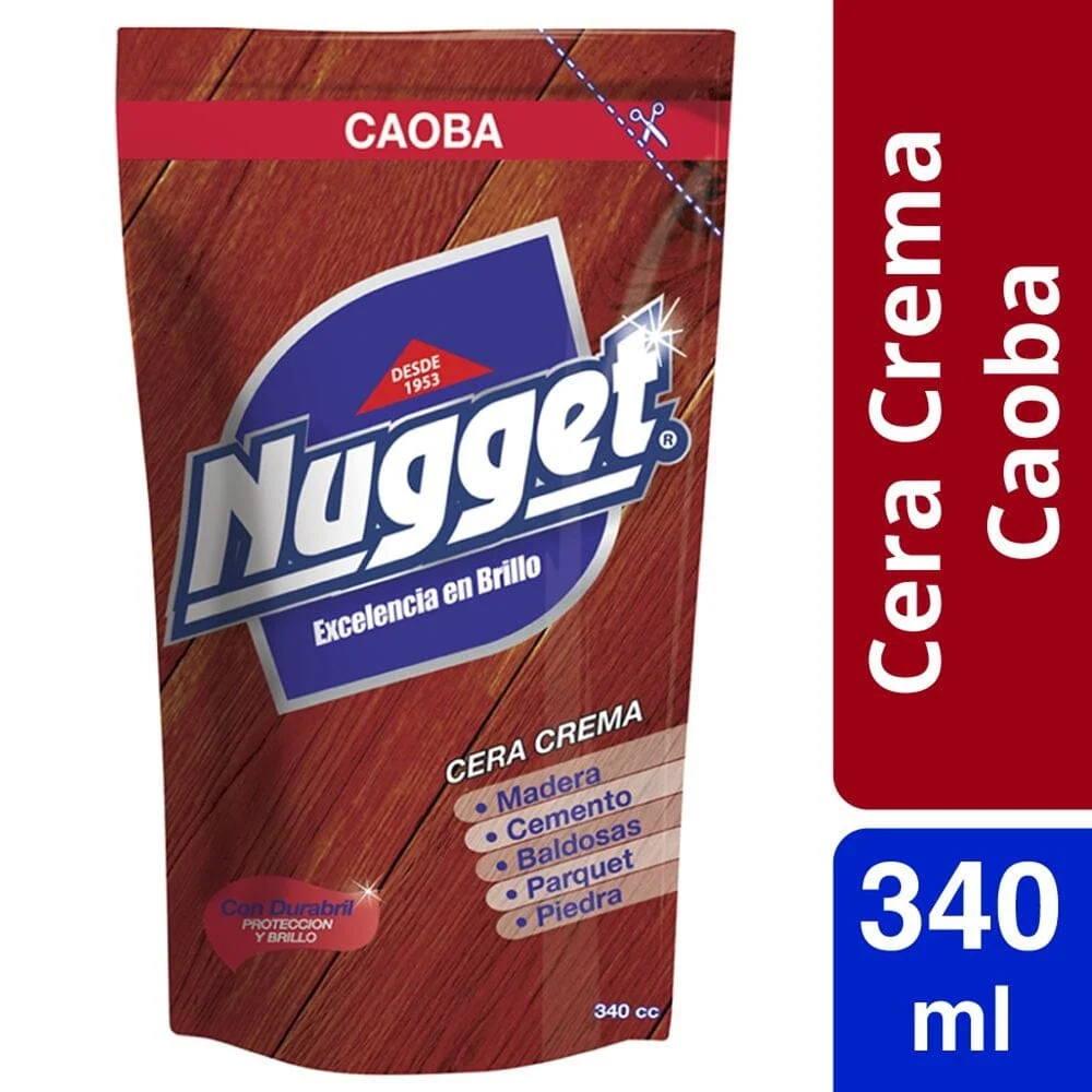 Sin Fragancia Cera Crema Doypack Caoba 340 Ml