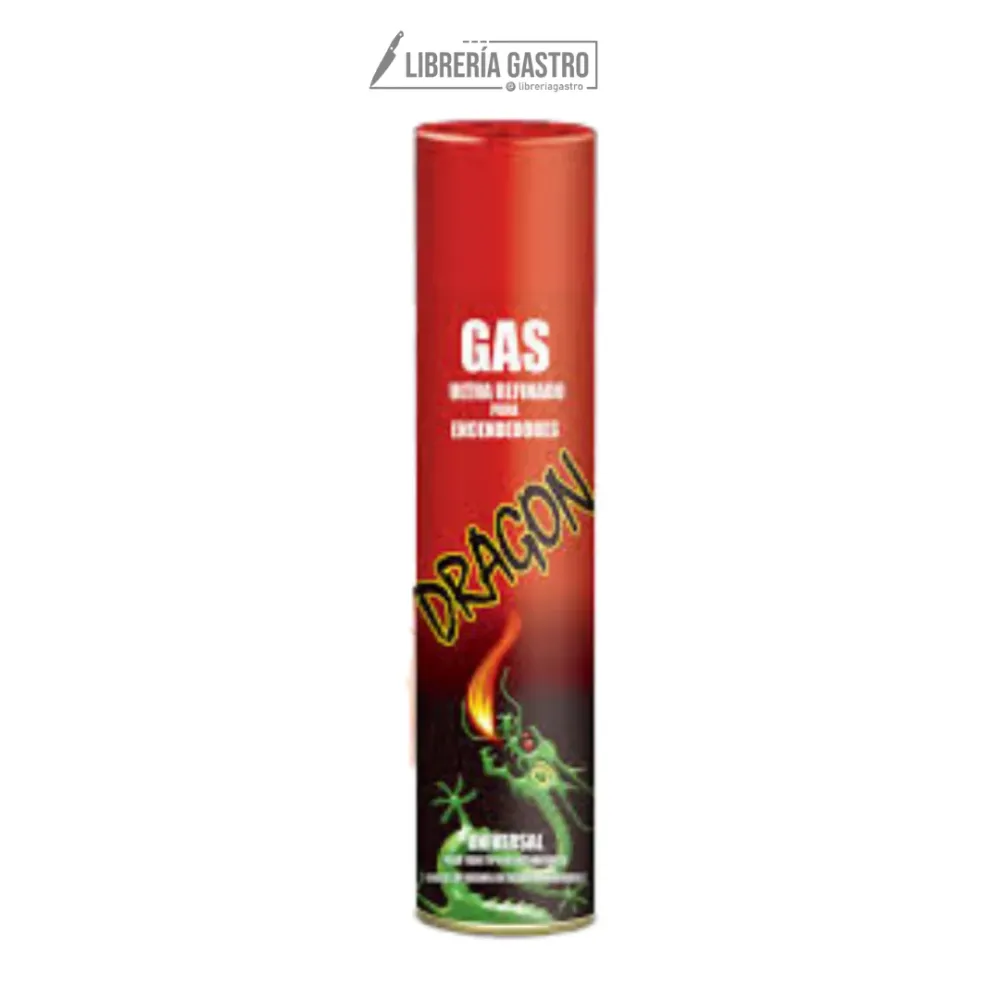 Gas Butano 480 cm³. Para Encendedores con Adaptadores en Estuche