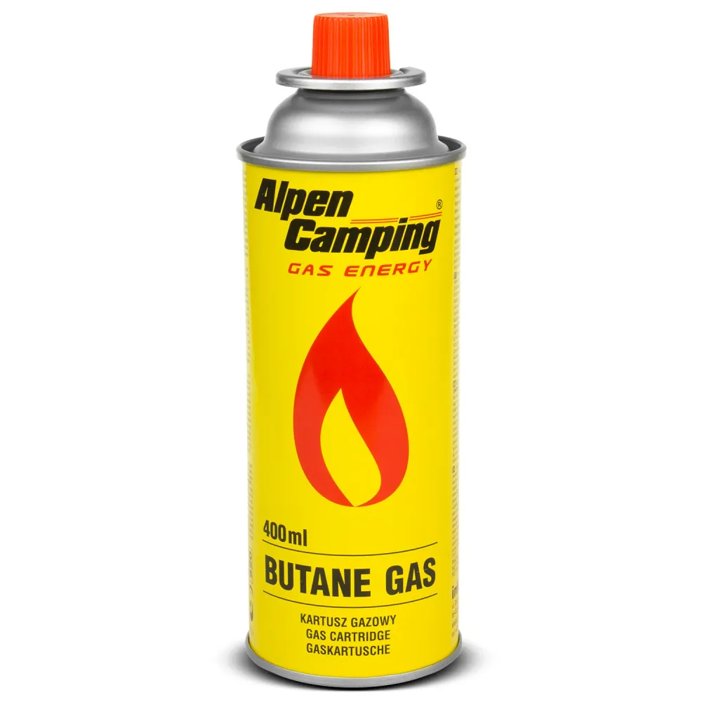 INKO-TIME IK004 Butano Gas cartucho 400 ml Camping Certificado Caravana Portable Cooking Stoves salvo