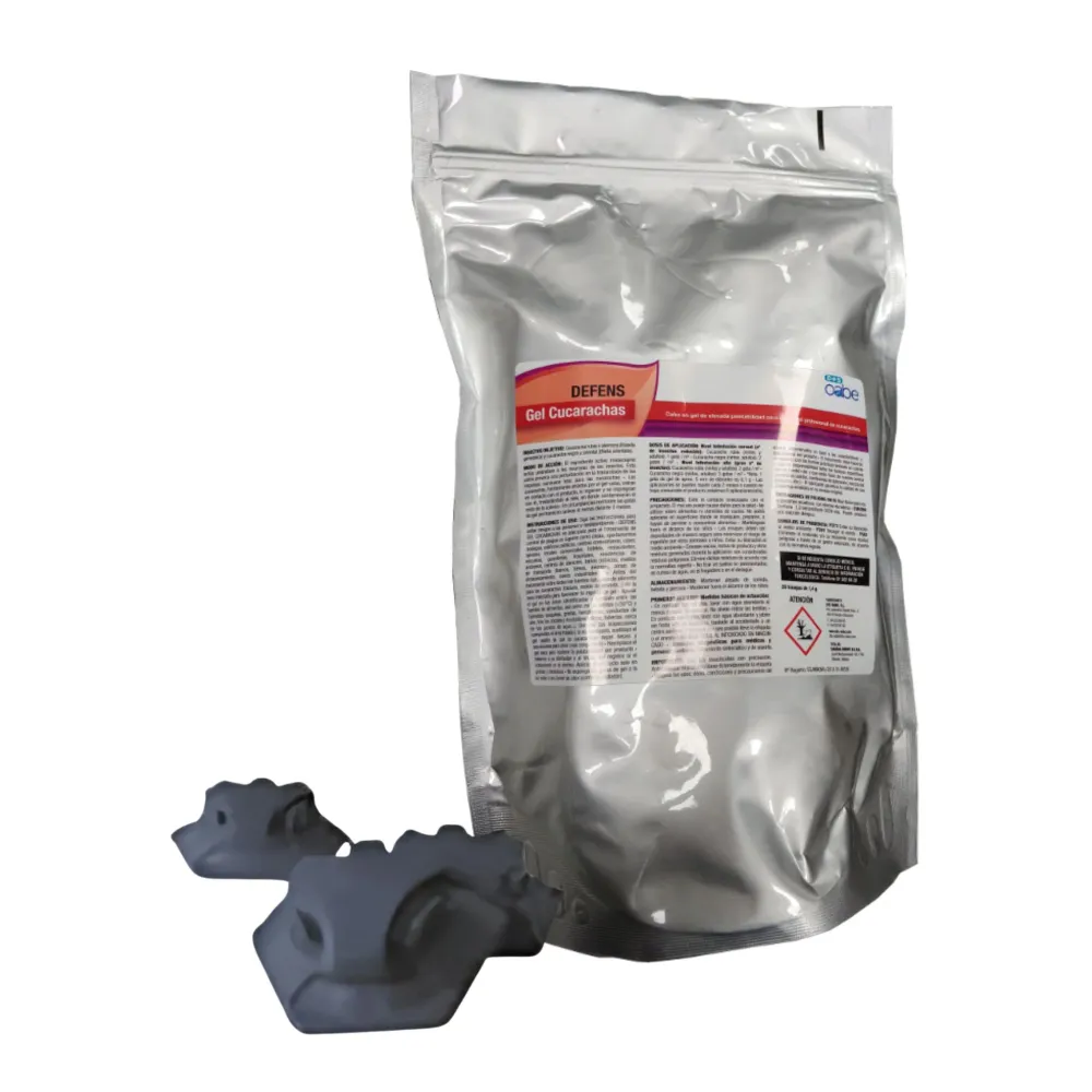 Defens Gel Cucarachas – Pack 20 Unidades con Cebo Insecticida Dura hasta 60 Días