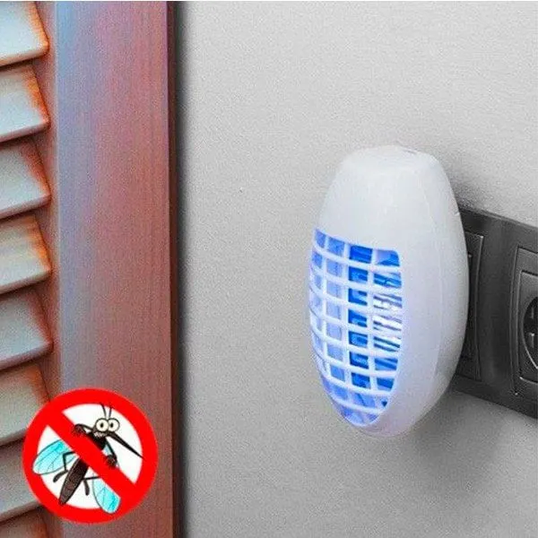 Insecticida eléctrico con luz UVA 1,5W con Certificación de Seguridad