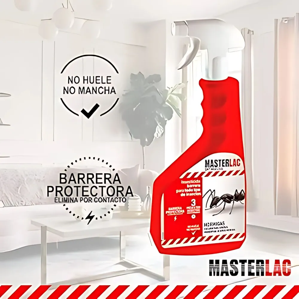 Quimunsa - Masterlac Insecticida Barrera eliminación y prevención de insectos 750 ml en Gel
