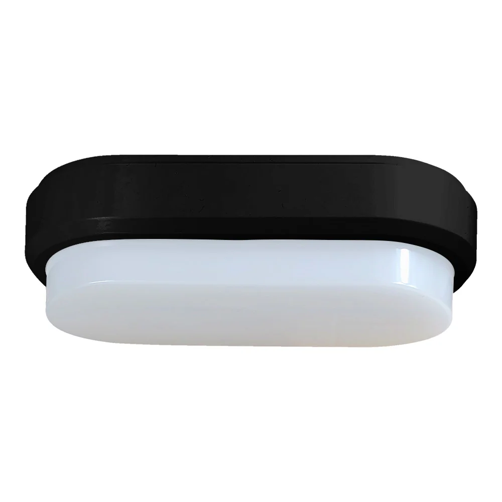 Repelente Lámpara de Plafón SCREW OVAL I Negro