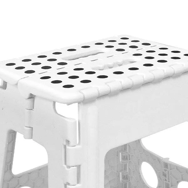 Taburete alto IC-X720 plegable antideslizante blanco
