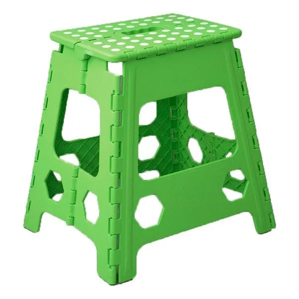Taburete alto IC-X720 plegable antideslizante verde
