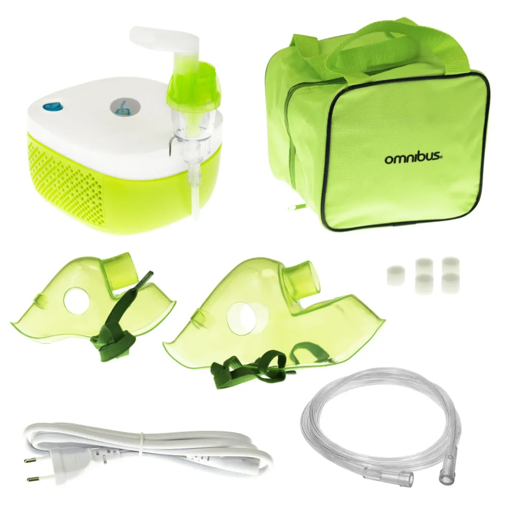 Juego de inhalador eléctrico para niños y adultos, nebulizador, máscara perfilada de inhalación para adultos y niños Omnib...