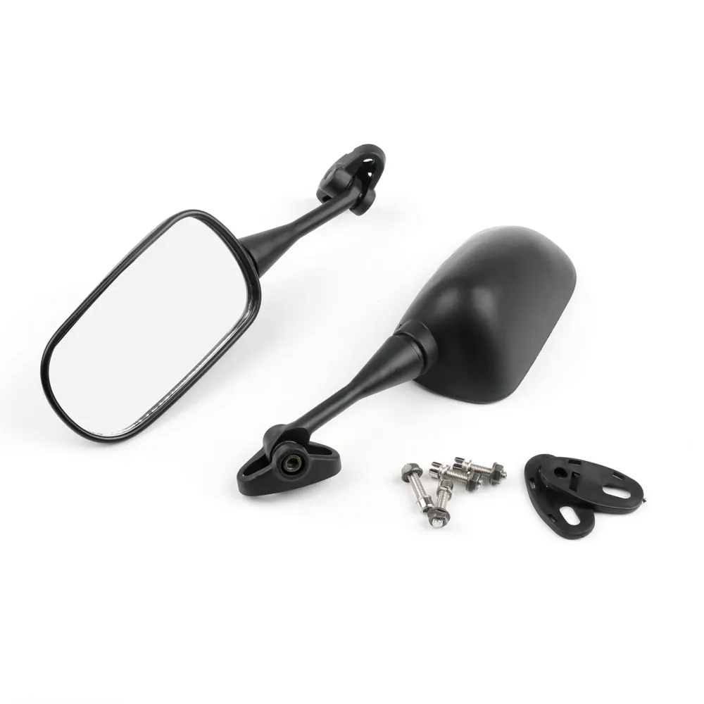 100% nuevo par de espejos retrovisores para motocicleta para Honda VTR1000 98-06 CBR600 CBR600F4i 01-07 genérico