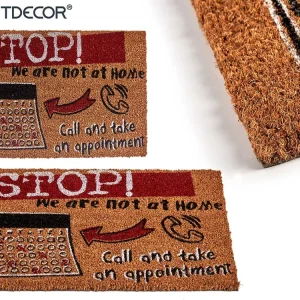 Felpudo Fibra Coco STOP 40x60cm 1D-07-A
