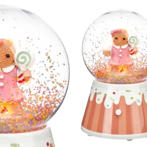 Bola de Música Nieve Pastel Niño Rosa Krist 1G-01-A