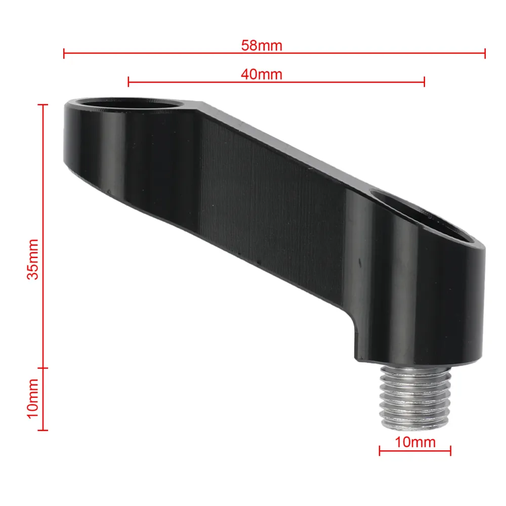 2014-2021 Yamaha MT-09 Tracer/Tracer 900 Adaptador de extensión del extensor del elevador del espejo de la motocicleta de...