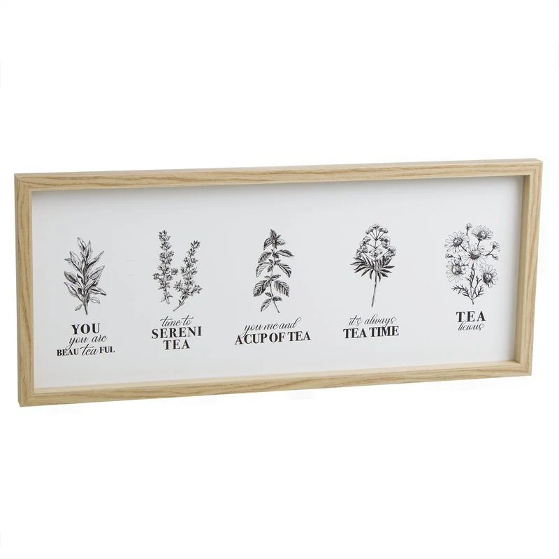 Cuadro Transparente Tea Time 60x2,5x25,4cm 2A-05-A