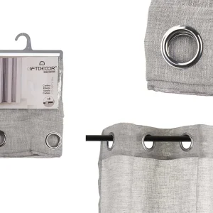 Cortina 140x260cm 8 Anillas Gris 2A-08-B